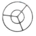 19" Stainless Steel Fire Ring