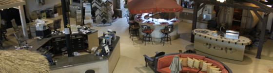 Birds Eye View of the Nevada Outdoor Living Showroom