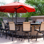 Back yard Bar w/ Umbrella