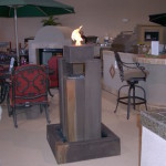Fire Pit and Water Feature by Nevada Outdoor Living