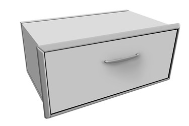 Coyote Single Storage Drawer: click to enlarge