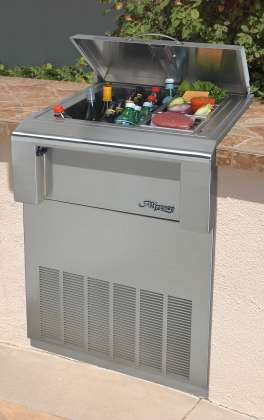 Alfresco 24" Refrigerator (Drop-in or Freestanding Cart): click to enlarge