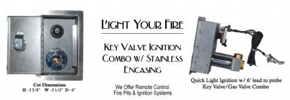 Key Valve Ignition Combo w/ Stainless Steel Encasement: click to enlarge