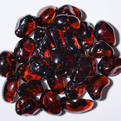 Root Beer Pebbles Fire Glass: click to enlarge