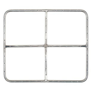 21x24" Stainless Steel Square Fire Pit Burner: click to enlarge